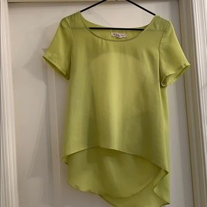 BCBG hi-low blouse